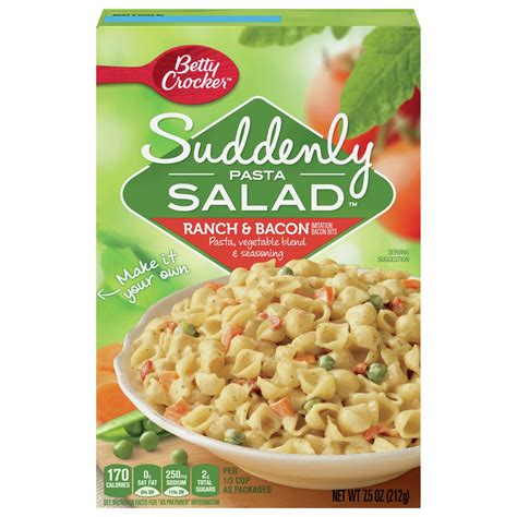 Betty Crocker Ranch And Bacon Suddenly Pasta Salad Shop Pantry Meals At H E B