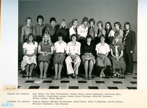 arkiv dk Rørbæk Skole skolefoto 1979