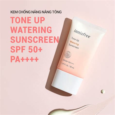 Review Kem Chống Nắng Kiềm Dầu Và Nâng Tông Innisfree 50ml