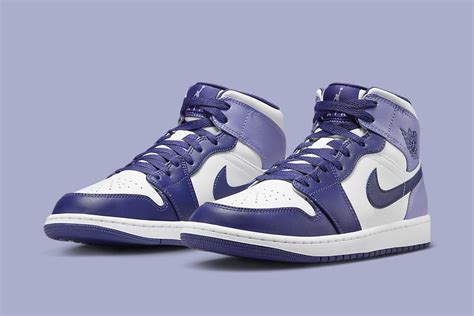 Air Jordan Mid Sky J Purple Dq Nice Kicks