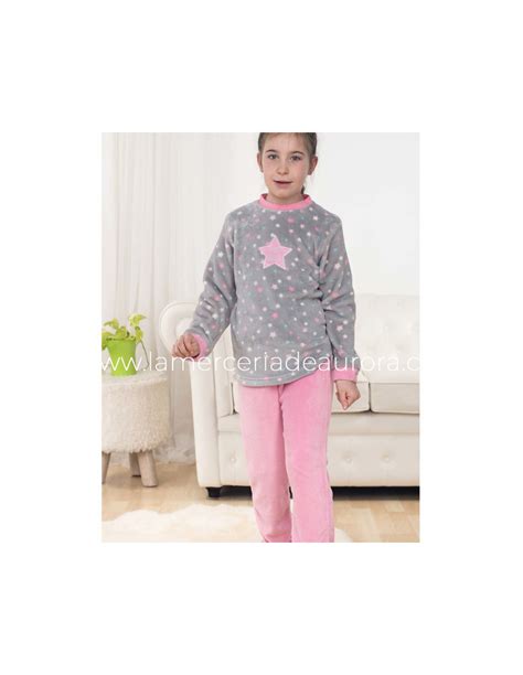 Pijama Juvenil Coralina Star Girl De Kinanit