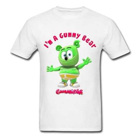 Gummibar I M A Gummy Bear Men S T Shirt Short Sleeve T Shirt Free Shipping T Shirts Aliexpress