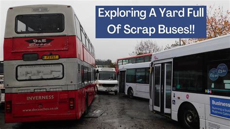 Exploring A Yard Full Of Scrap Buses YouTube