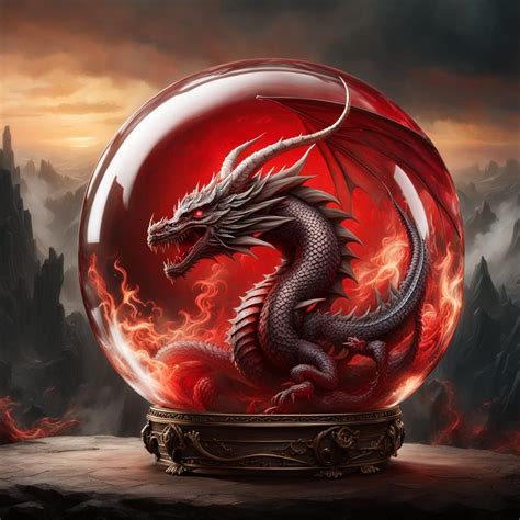 Glass Orb With Dragon Ai Generated Artwork Nightcafe Creator