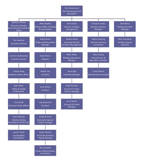 Organizational Chart - Infrastructure and Operations Division