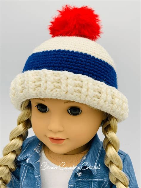 Sporty Beanie Crochet Pattern Crown Country Crochet In