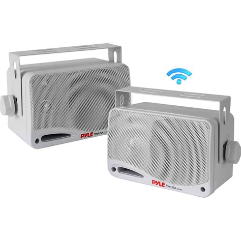 のため Pyle Pair of Wall Mount Waterproof Bluetooth 6 5 Indoor Outdoor