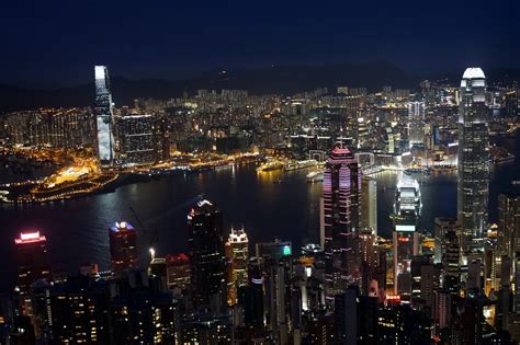 Night View Victoria Peak The View My Spot At Victoria Peak — J3