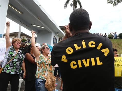 G Policiais Civis Paralisam Atividades Em Protesto Por Colega Morto