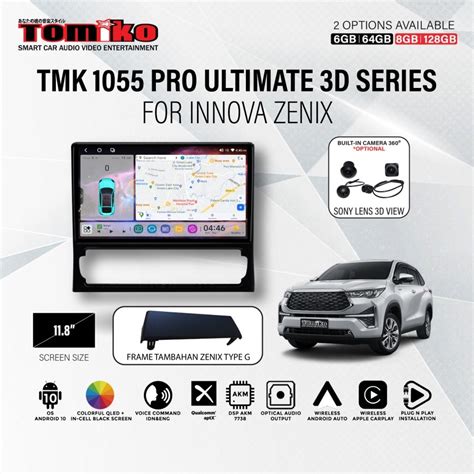 Jual Tomiko Head Unit Android TMK 1055 PRO OEM Series For Innova Zenix