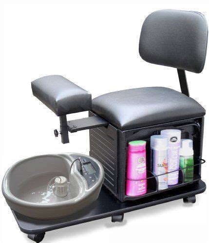 Dina Meri Pedicure Station Pedicure Stool With Back Support