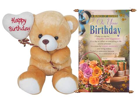 Happy Birthday With Teddy Bear