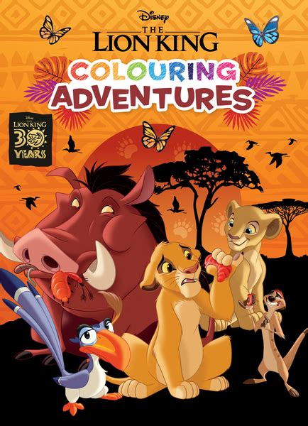 The Lion King Th Anniversary Colouring Adventures Target Australia