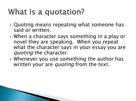 quotations effectively