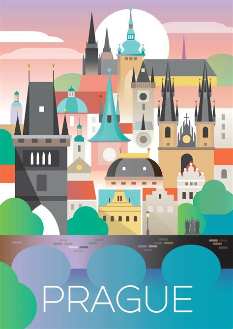 Prague Czech 🇨🇿 Republic In 2020 Travel Posters Prague Travel Poster