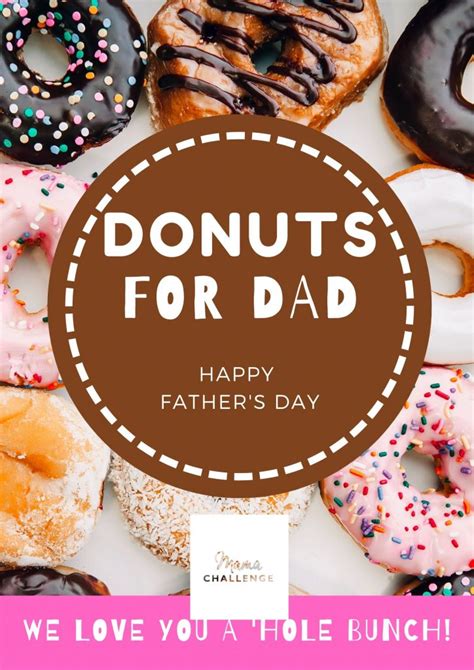 Father's Day: Donuts for Dad Printable {Giveaway for Hamilton Beach ...