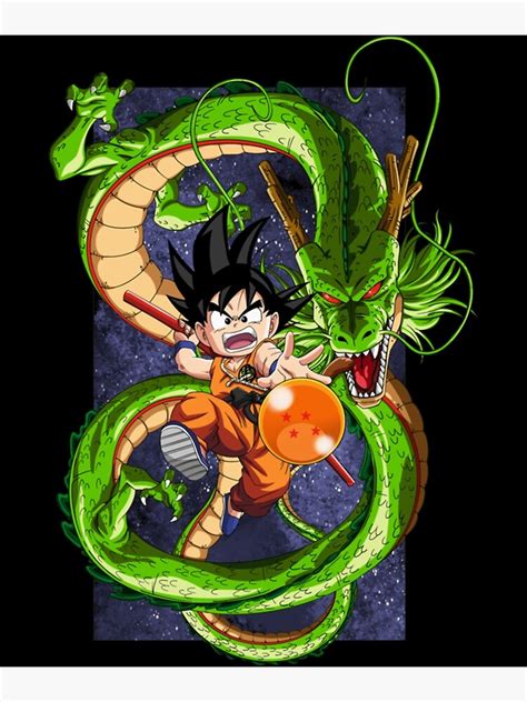 Son Goku Shenron Dragon Ball Perfect T Classic Poster For Sale