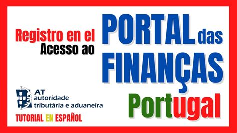 Registro En El Portal Das Finan As De Portugal Registo No Portal