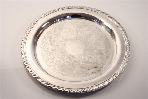 Oneida Silverplate Etched Serving Tray - Platter - Anniversary Gift ...