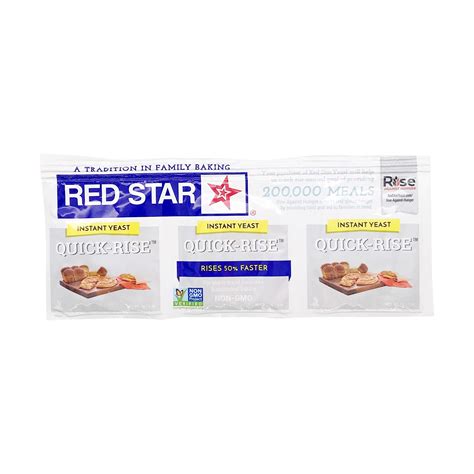 Red Star Instant Quick Rise Dry Yeast 3 Ct