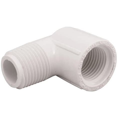 Ipex Schedule 40 1 2 Mpt X 1 2 Fpt Pvc 90 Degree Street Elbow Home Hardware