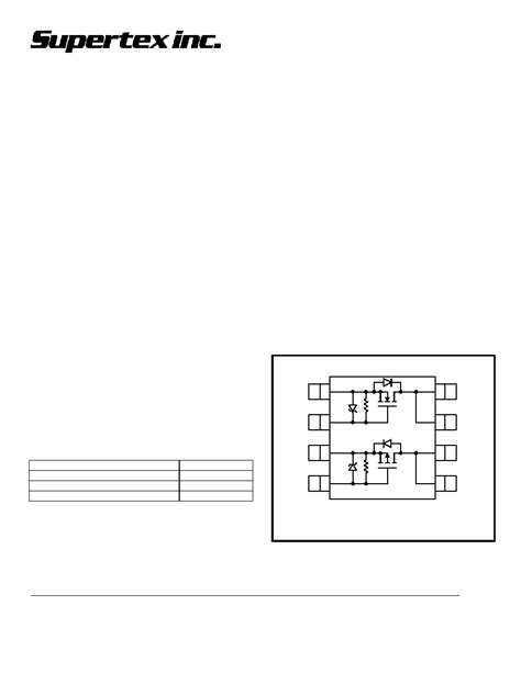 Tc Datasheet Pages Sutex N And P Channel Enhancement Mode