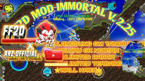 Ff D Mod Immortal V Terbaru Ff D Mc X Arz Official Youtube