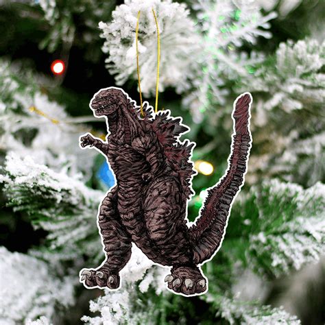 Godzilla Christmas Tree Decoration Hanging Ornament Set - TrendySweety