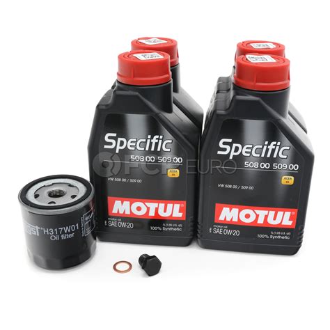 Vw Oil Change Kit 0w20 Motul Kit 00448 Fcp Euro