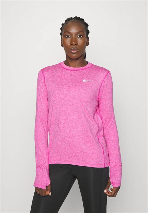 Nike Performance Running Dri Fit Sports T Shirt Active Fuchsia Med