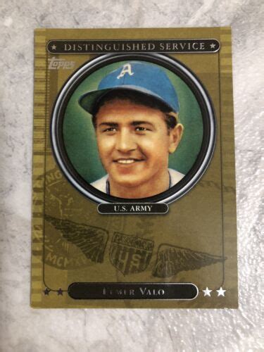 2007 Topps Distinguished Service DS13 Elmer Valo Philadelphia