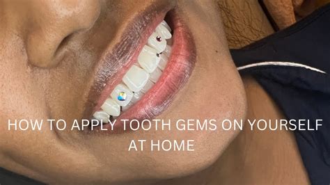 How To Apply Tooth Gems At Home Tutorial I Started My Own Business