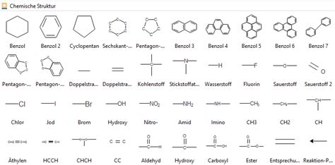 Chemische Struktur Software