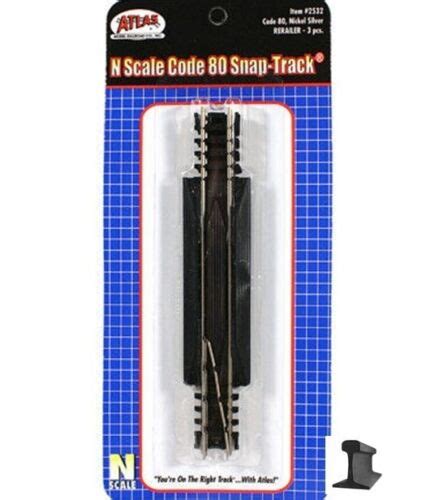 Atlas N Scale Rerailer New Code Nickel Silver W Rail Joiners