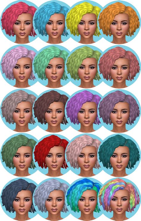 Sims 4 Hair Recolors Cc