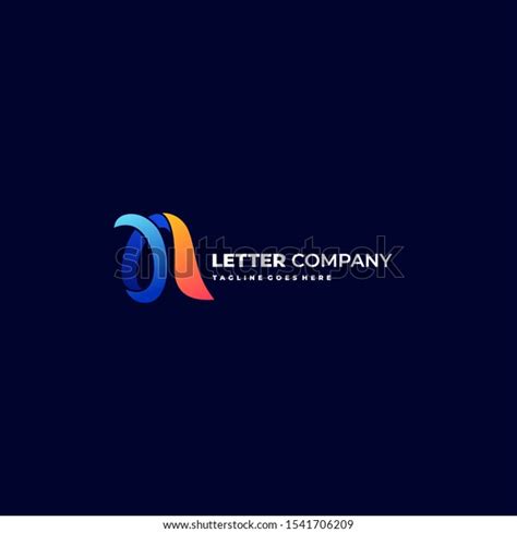 Abstract Letter Illustration Vector Design Template Stock Vector ... 