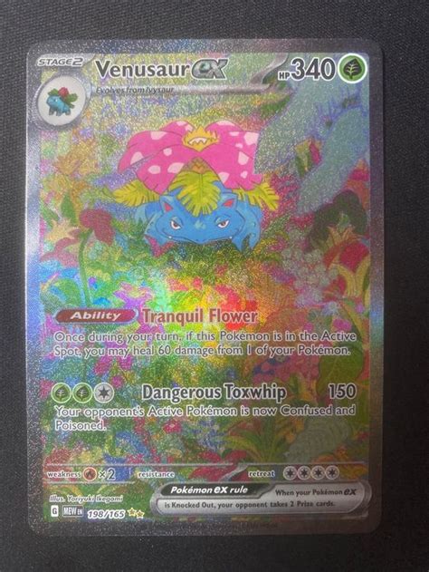 Venusaur Ex 198 Bisaflor Ex MEW 151 EN Acheter Sur Ricardo