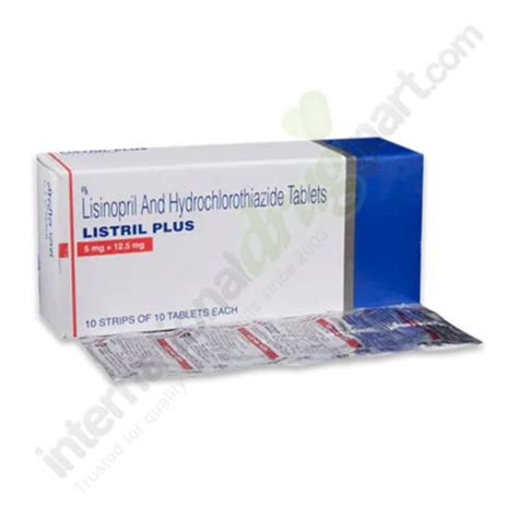 lisinopril HCTZ 5mg-12.5mg Tablets at Low Cost - $0.78 per Tablet