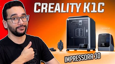 Tem At C Mera Impressora D Creality K C Unboxing Montagem E