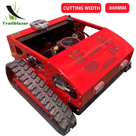 Best 16hp 452cc Remote Control Robot Lawn Mower Gasoline Powered Garden Grass Cutter Cutting