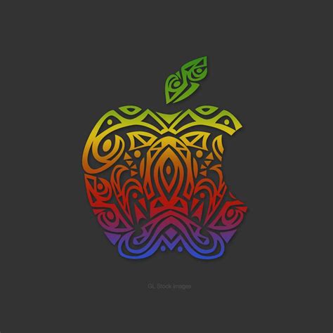 Colored Apple Logo - LogoDix