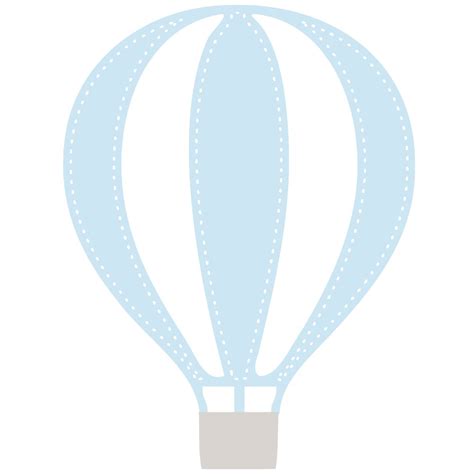 Hot Air Balloon Cut Out Blue Parties And Signs