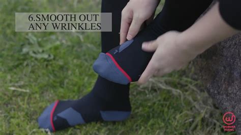 How To Put On Your Compression Socks Youtube