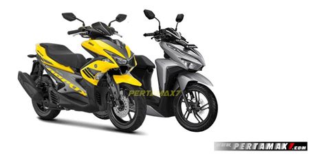 Adu Fitur Yamaha Aerox Vva Vs All New Honda Vario Harga Beda