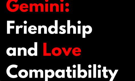 Aries And Gemini Friendship And Love Compatibility Zodiac Heist