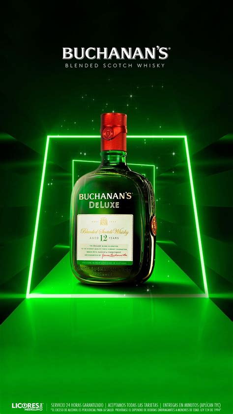 Buchanans Deluxe 12 Años Video Tienda De Licor Bebidas De Whisky