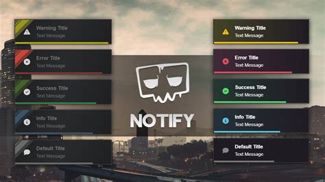 [paid][standalone] Notify Next Generation Notification System Fivem