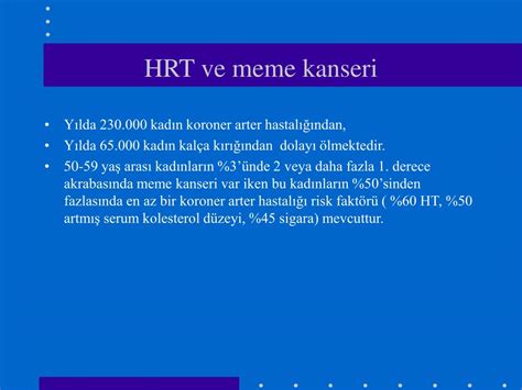 PPT Meme kanseri ile OKS ve HRT ilişkisi PowerPoint Presentation