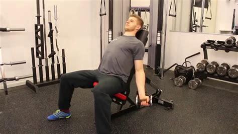 Dumbbell Seated Incline Curls Supinated Grip Thomas Moberg Fitness