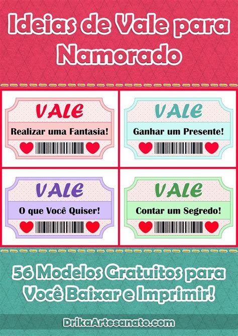 Ideias De Vale Para Namorado Para Imprimir Vales Para Namorado